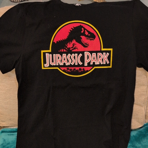 Jurassic Park Black Graphic Tee - Picture 3 of 4